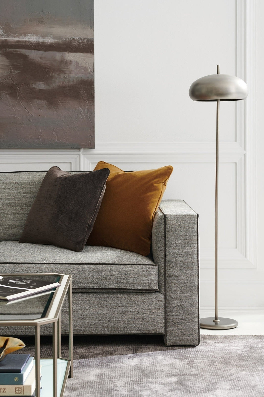 Caracole Upholstery Welt Played Loveseat