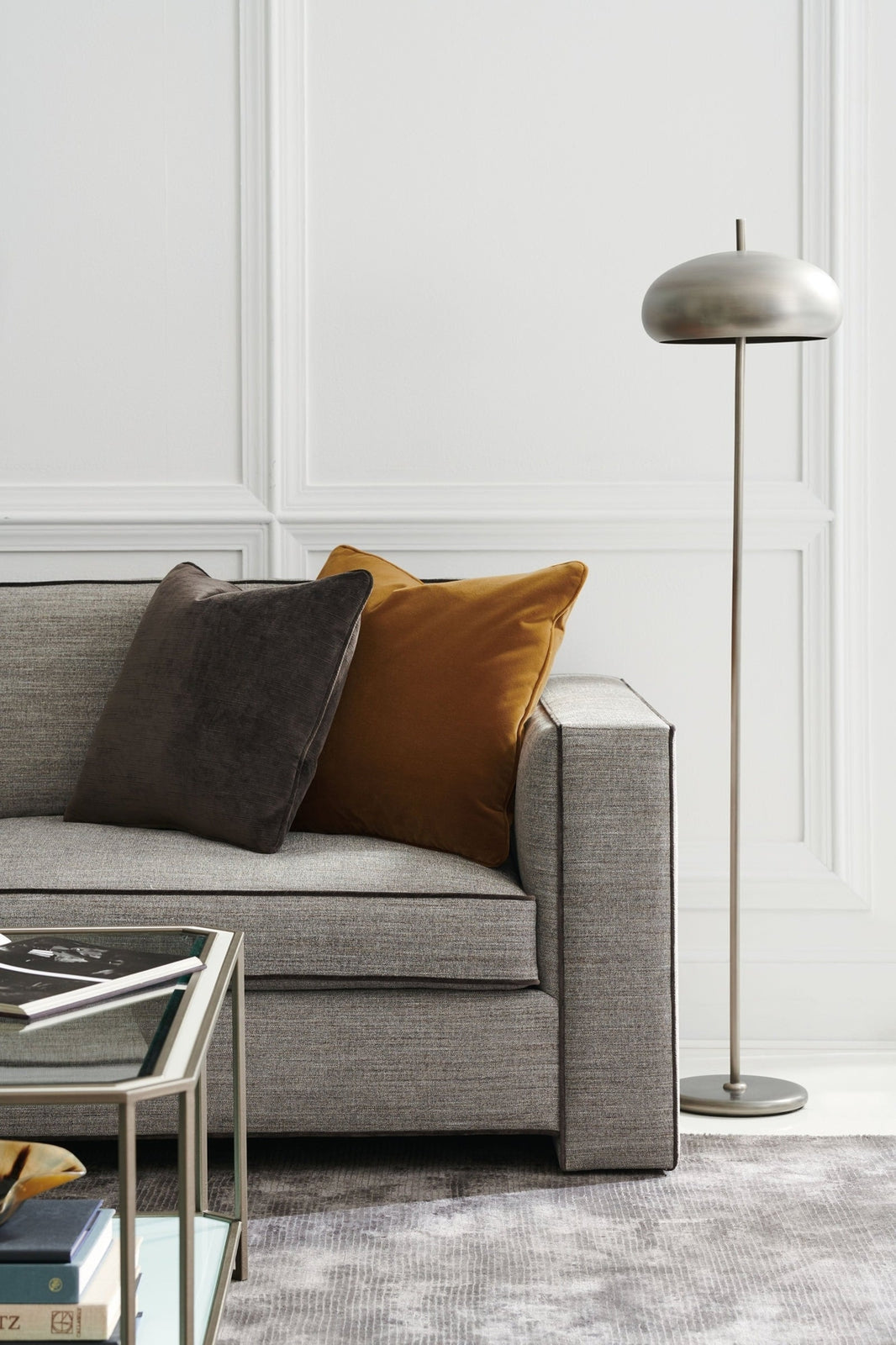 Caracole Upholstery Welt Played Loveseat