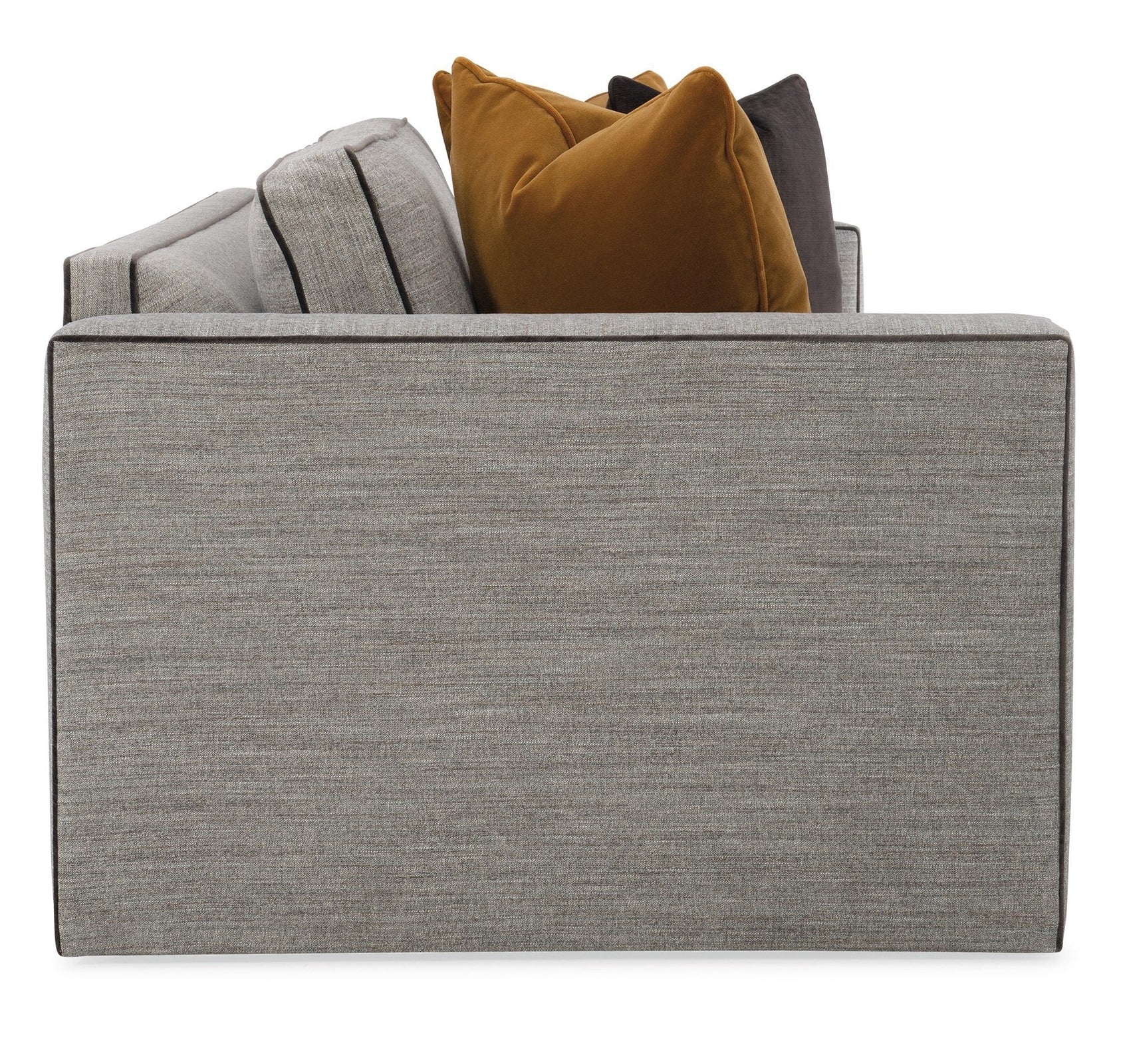 Caracole Upholstery Welt Played Loveseat