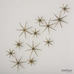Global Views Etoile Wall Decor-Brass-Set of 12