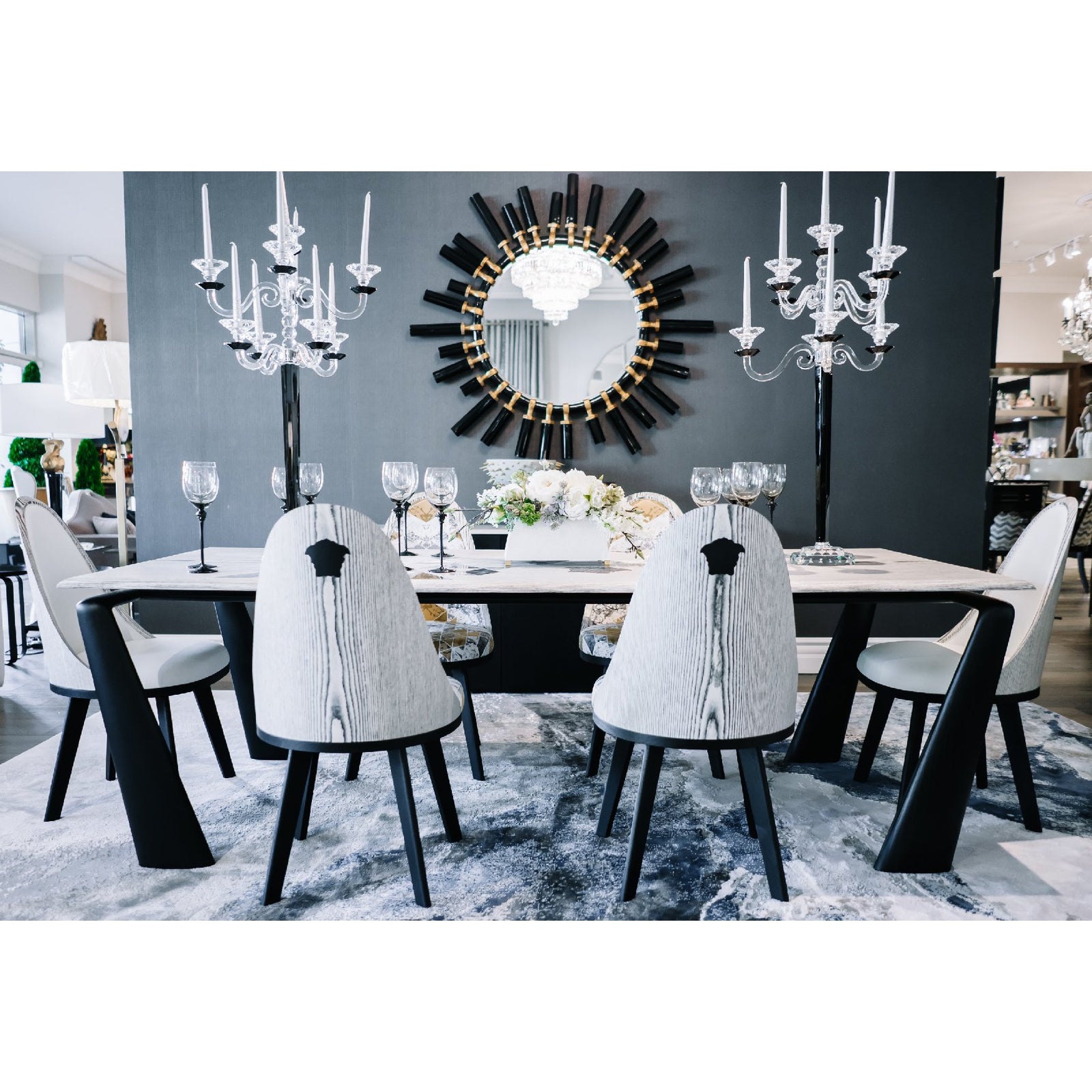 Versace Home VM11 6 Dining Chairs Floor Sample