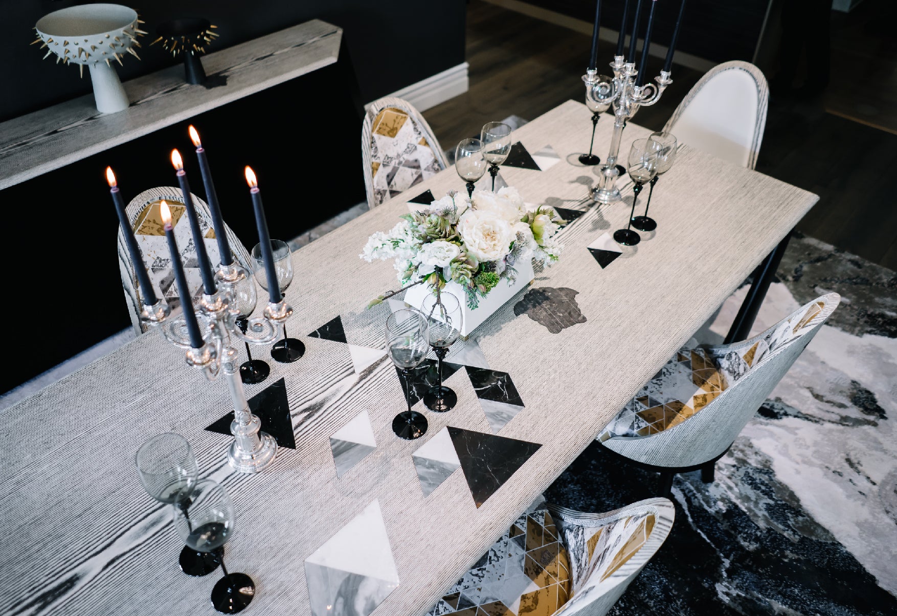 Versace Home VM11 6 Dining Chairs Floor Sample