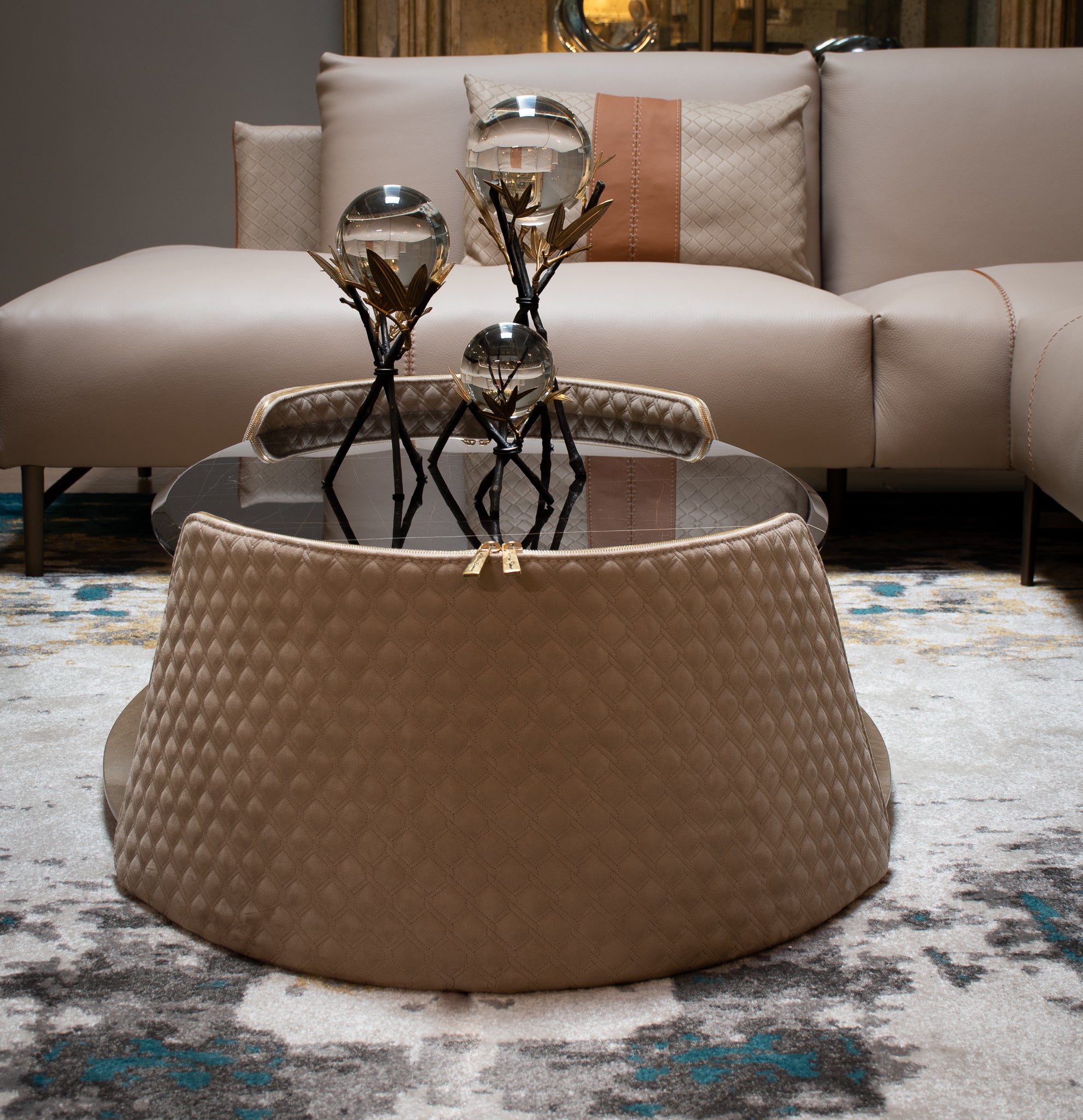 Vittoria Frigerio Cocktail Table Open Box Item