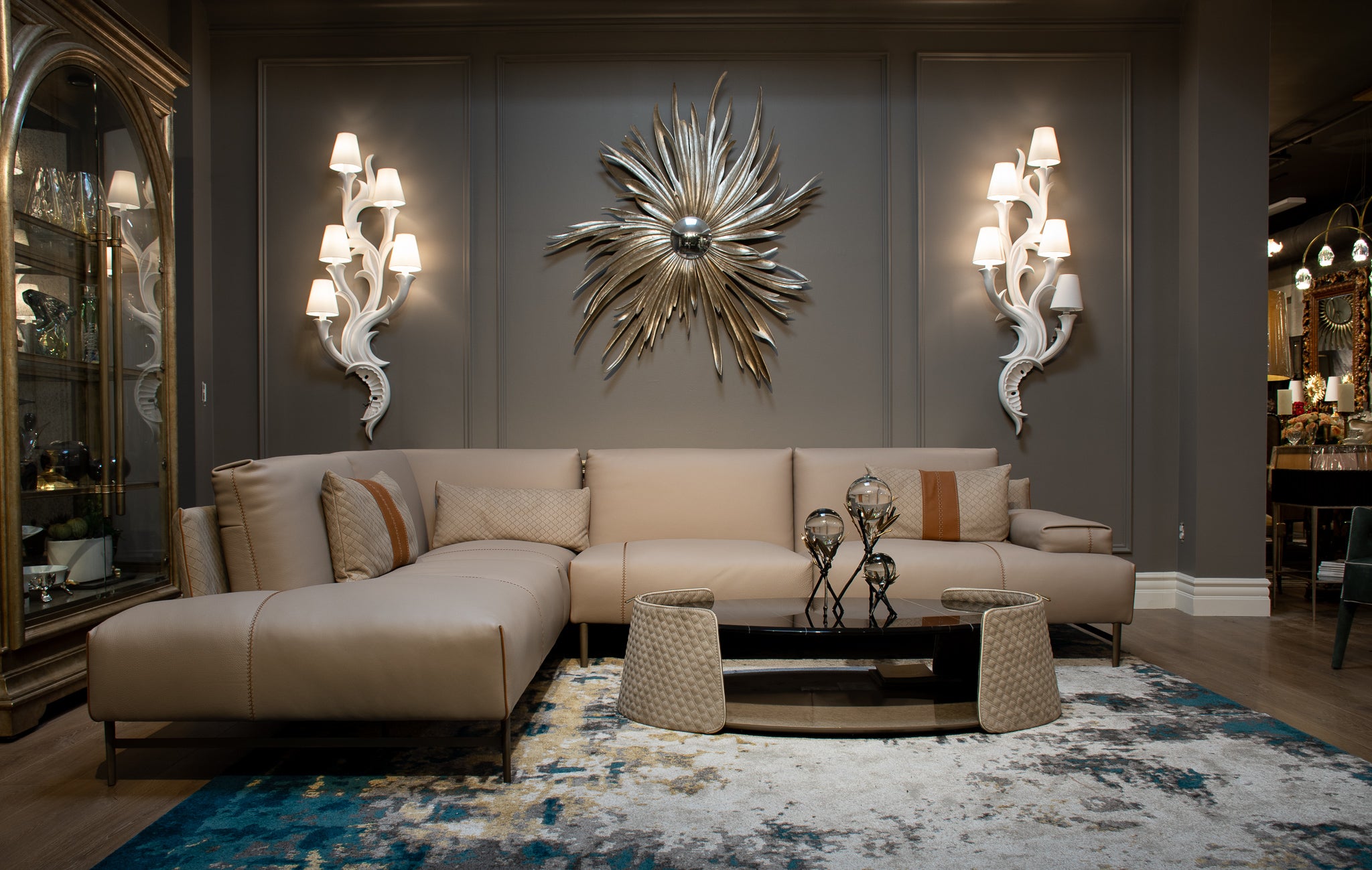 Vittoria Frigerio Cocktail Table Open Box Item