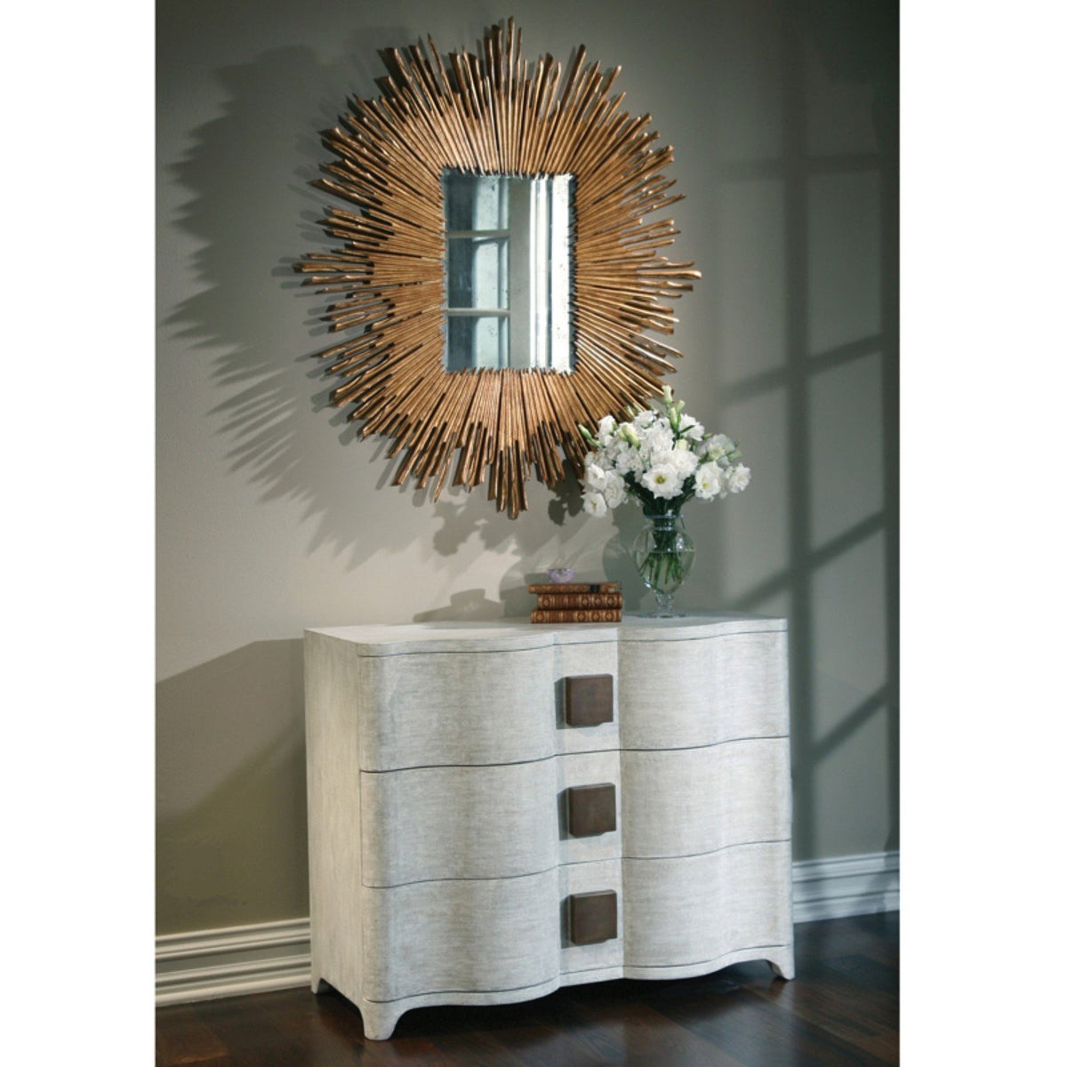 Global Views Gold Leaf Soleil Mirror
