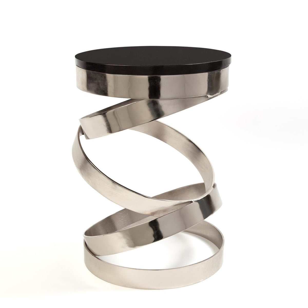Global Views Nickel Spiral Table