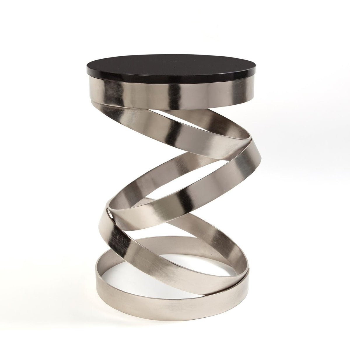 Global Views Nickel Spiral Table