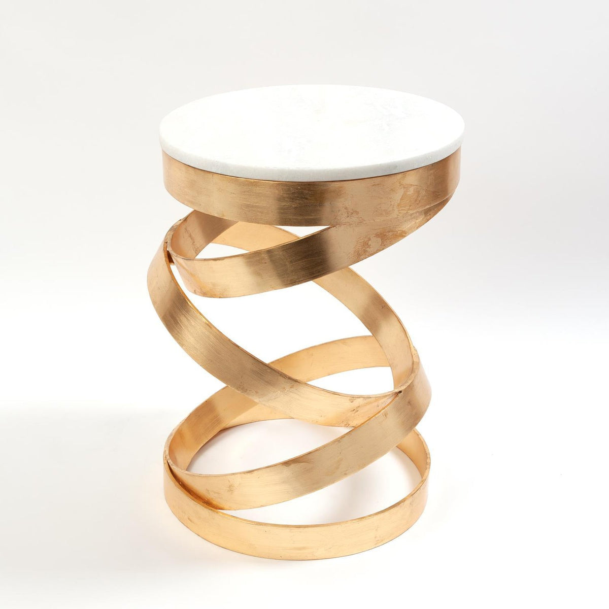 Global Views Nickel Spiral Table