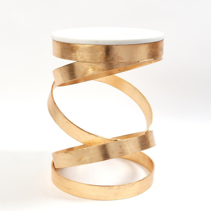 Global Views Nickel Spiral Table