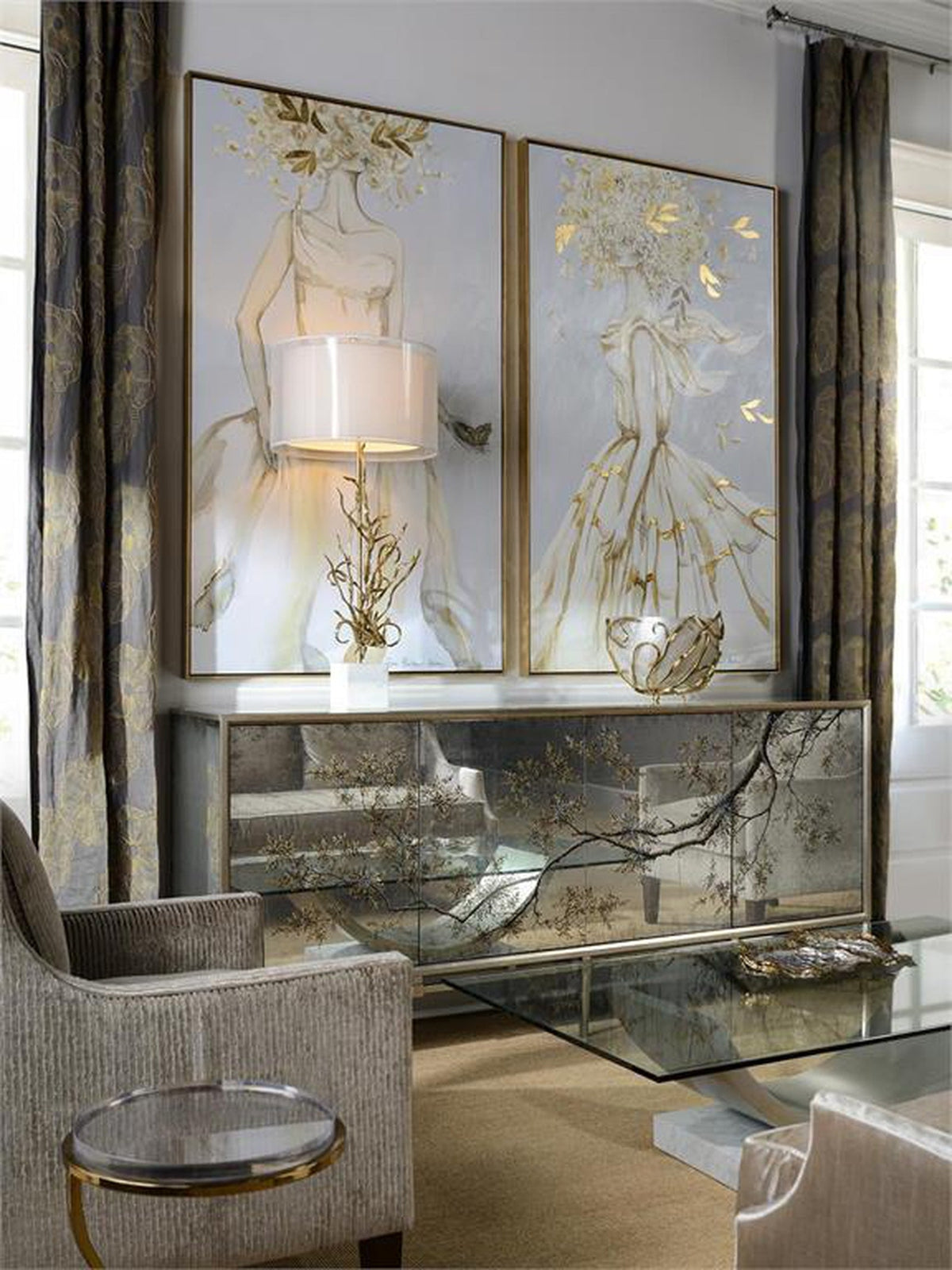 John Richard Falling Branch Credenza