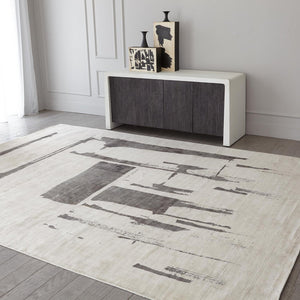 Global Views Edifice Rug-Cream/Charcoal