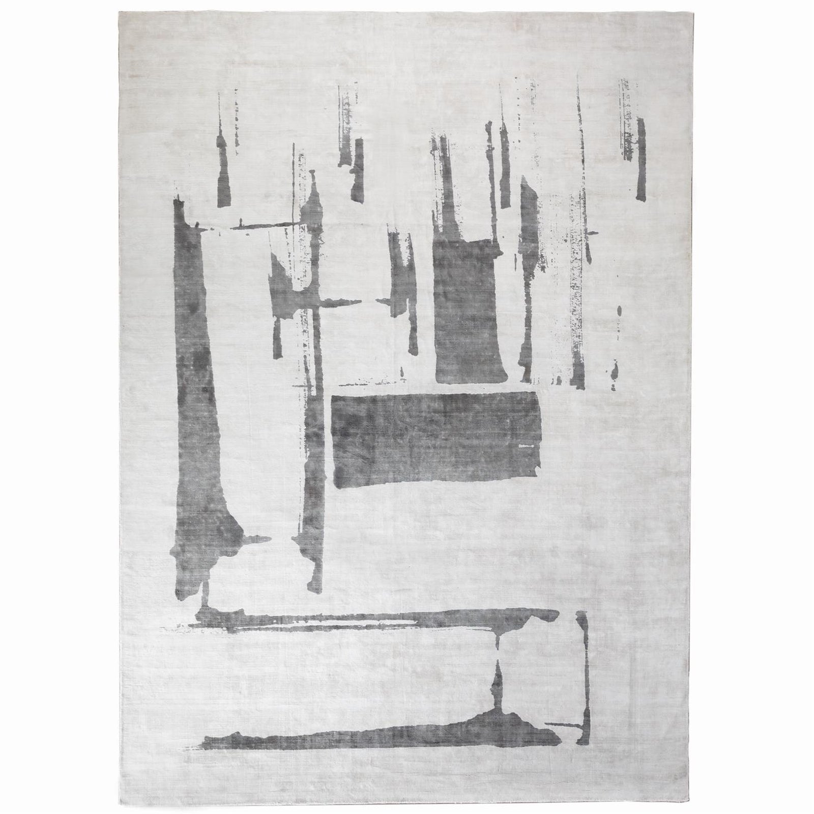 Global Views Edifice Rug-Cream/Charcoal