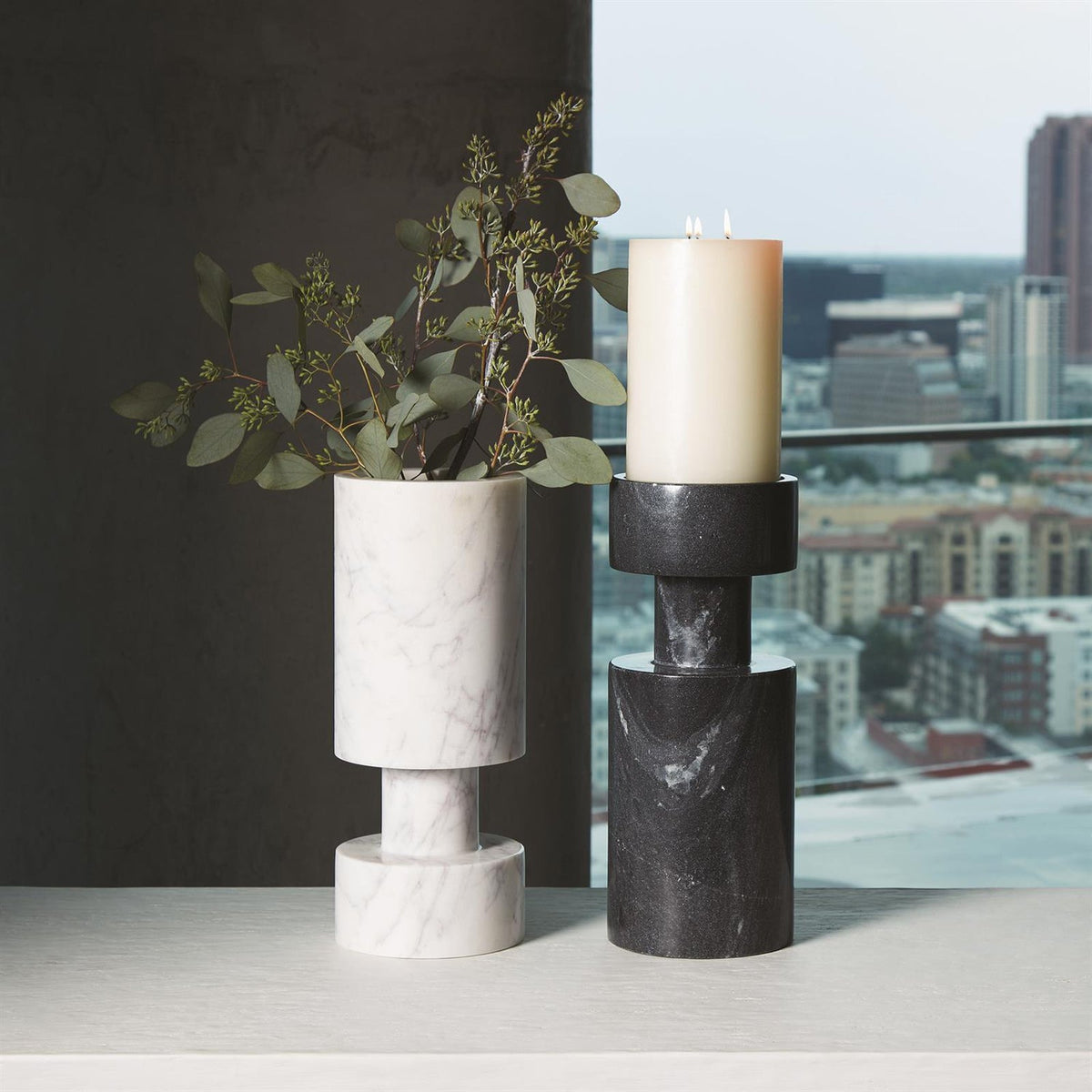 Citizen Artist for Global Views Marble Luc Vase