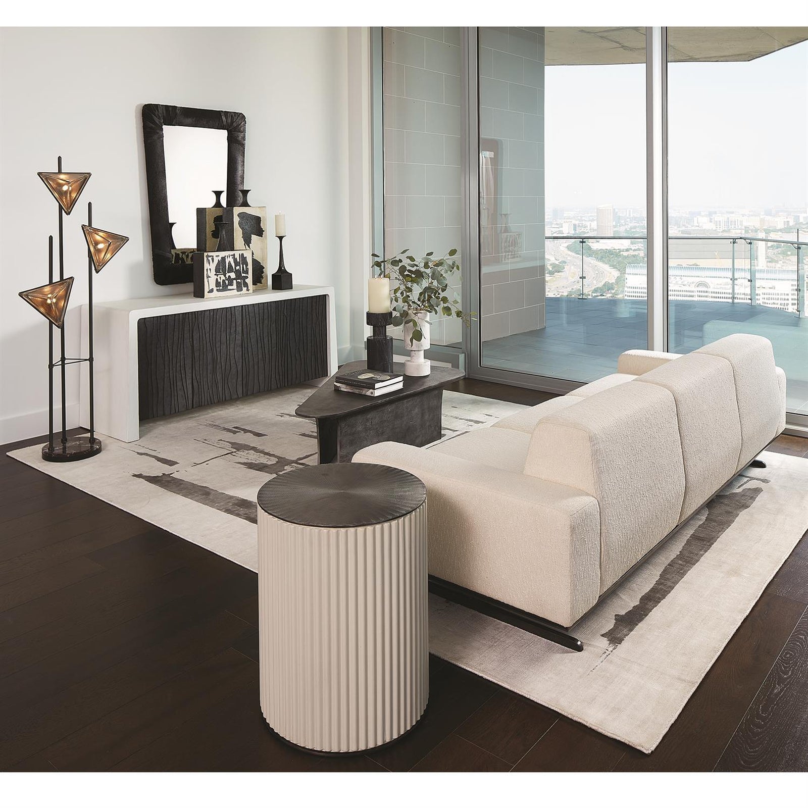Global Views Camille Side Table