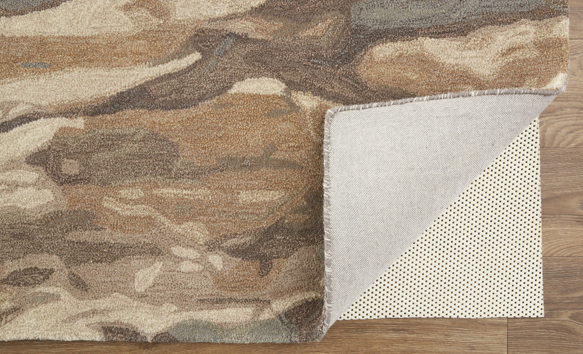 Feizy Amira 8632F Rug in Tan / Brown