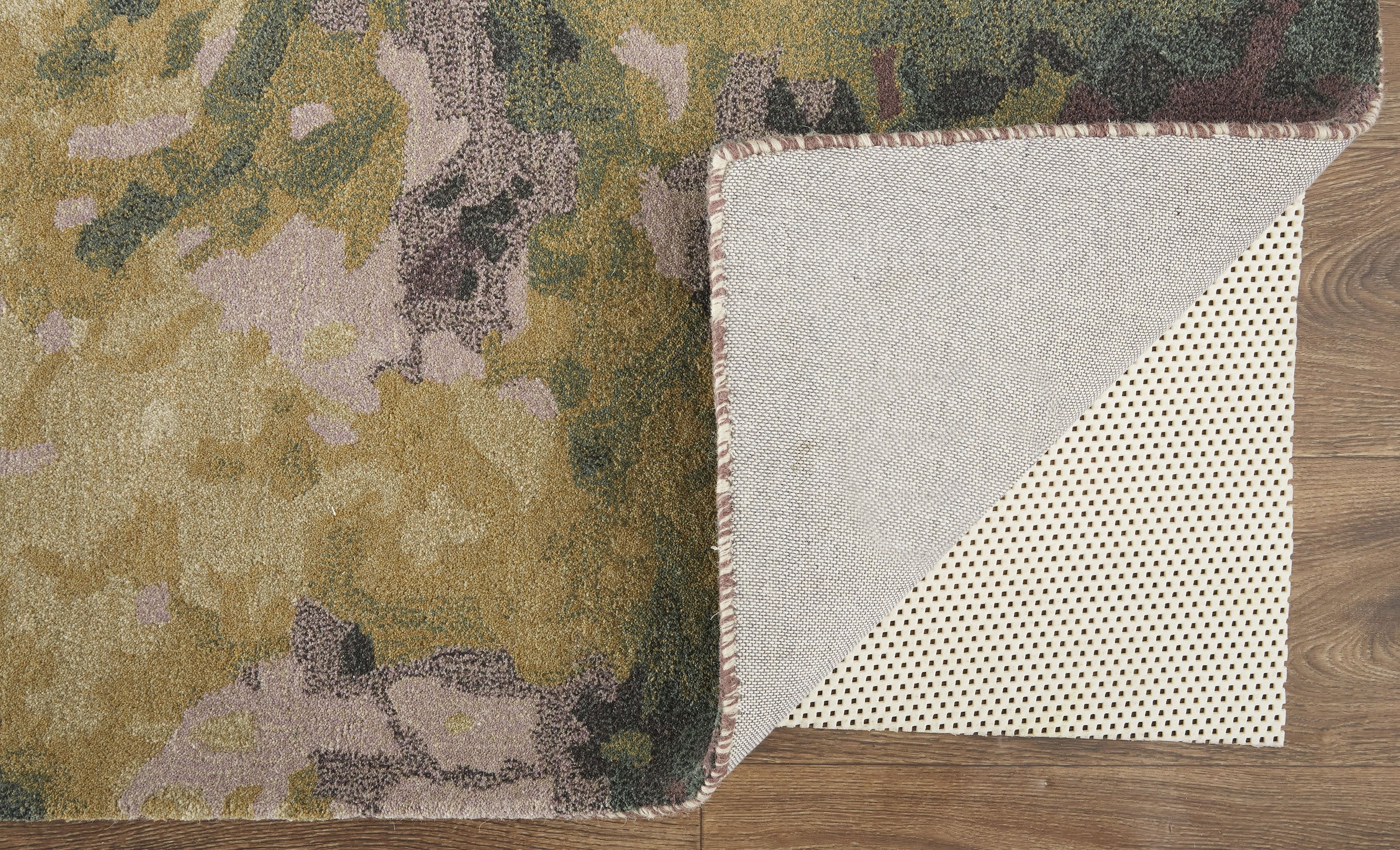 Feizy Amira 8633F Rug in Purple / Green