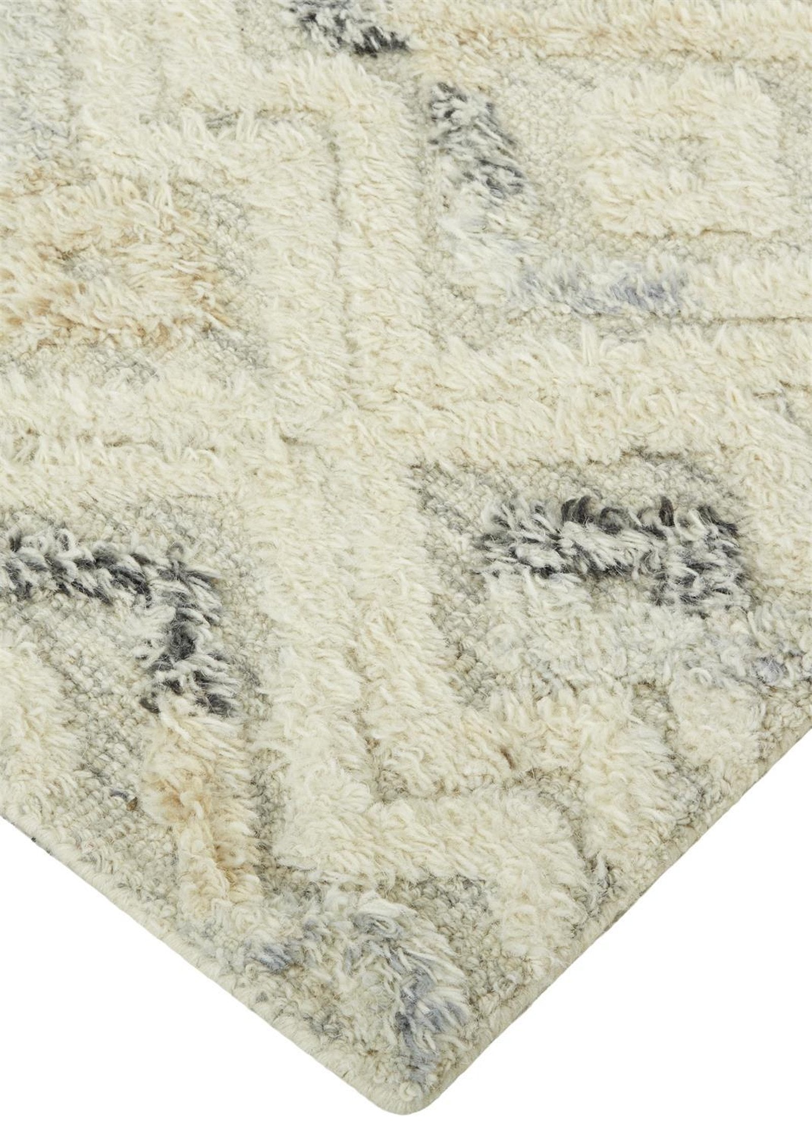 Feizy Anica 8004F Rug in Ivory / Blue
