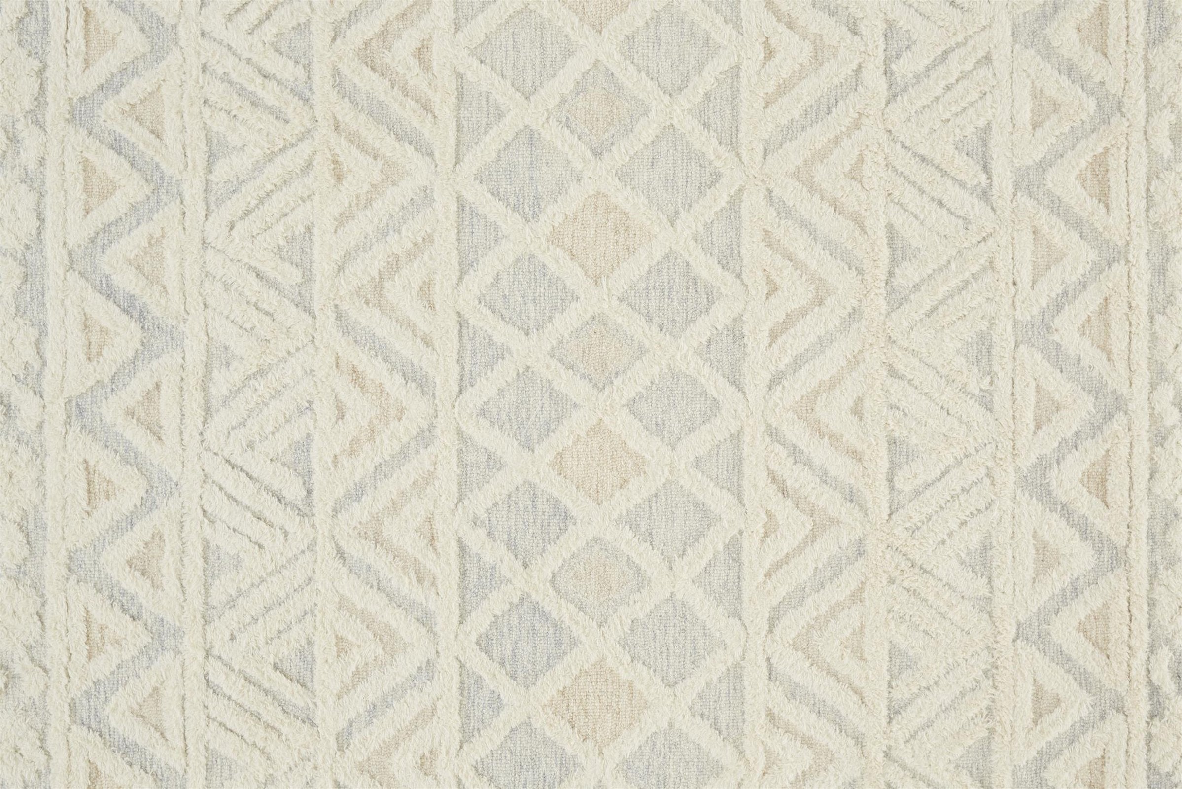 Feizy Anica 8005F Rug in Ivory / Blue