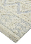 Feizy Anica 8005F Rug in Ivory / Blue