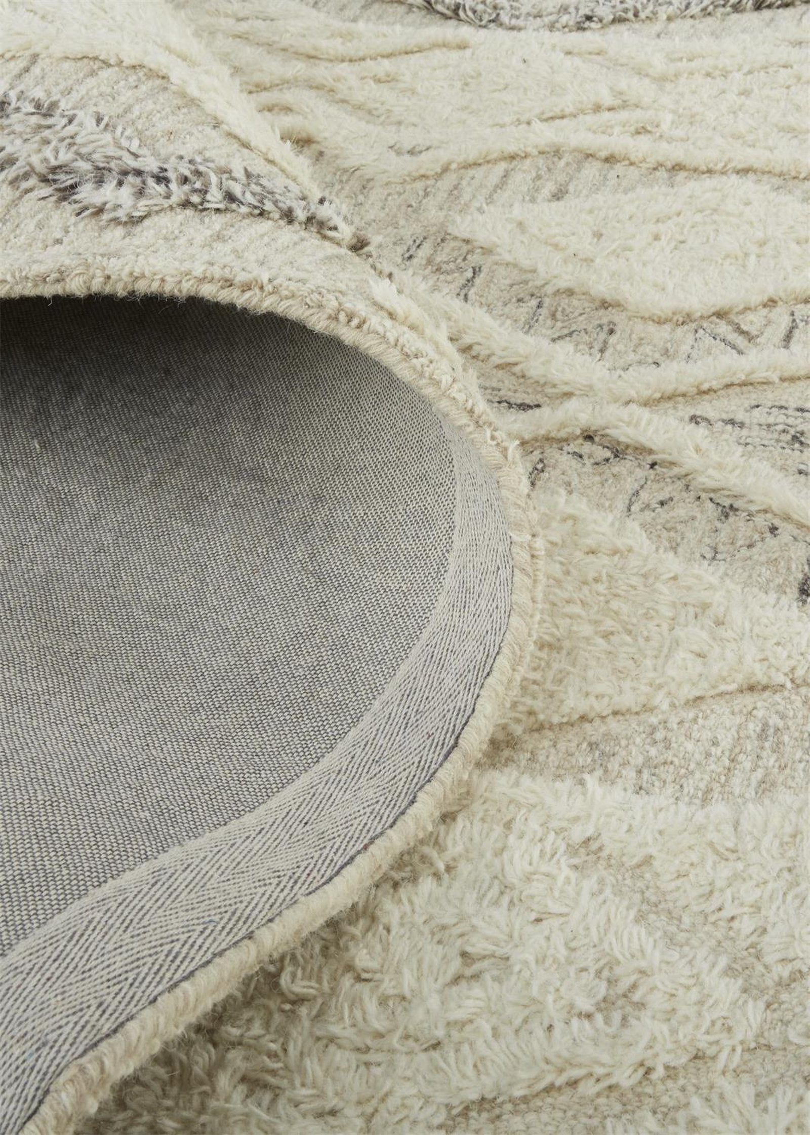 Feizy Anica 8006F Rug in Ivory / Gray