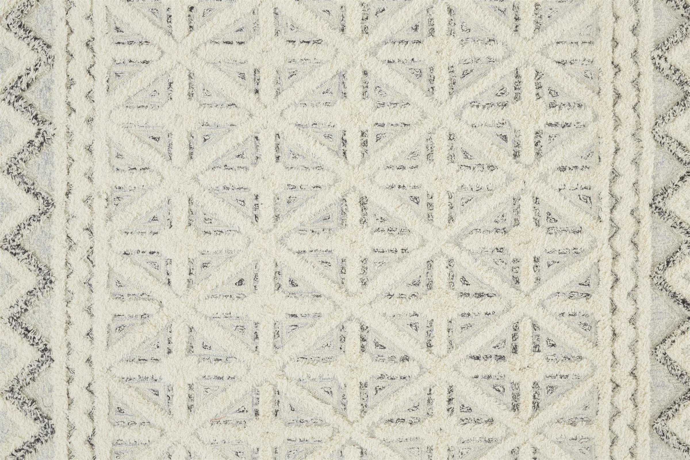 Feizy Anica 8007F Rug in Ivory / Blue