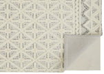 Feizy Anica 8007F Rug in Ivory / Blue