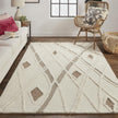 Feizy Anica 8008F Rug in Ivory / Beige