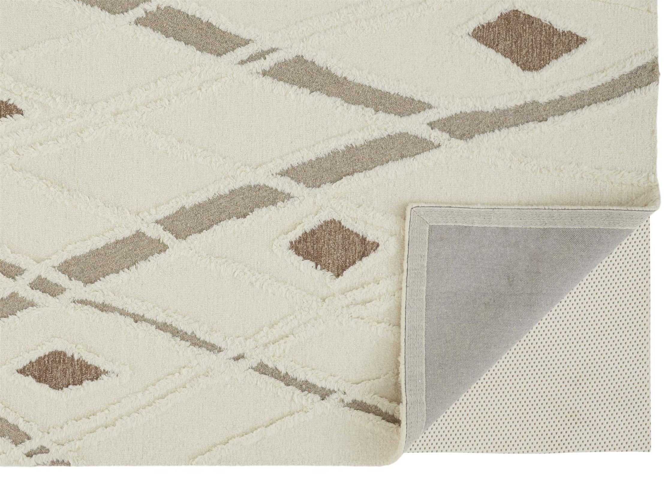 Feizy Anica 8008F Rug in Ivory / Beige