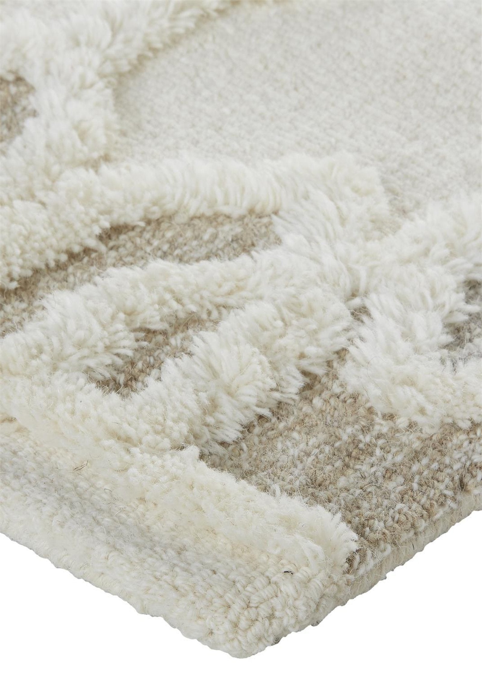 Feizy Anica 8011F Rug in Ivory / Tan