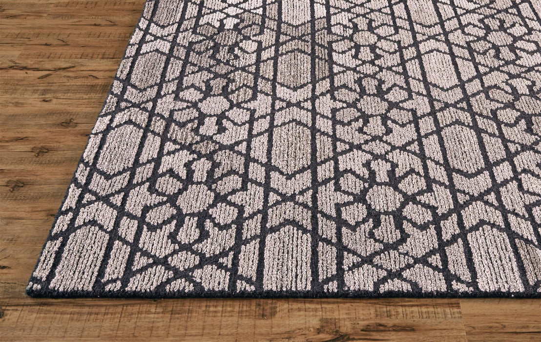 Feizy Asher 8766F Rug in Gray/Charcoal