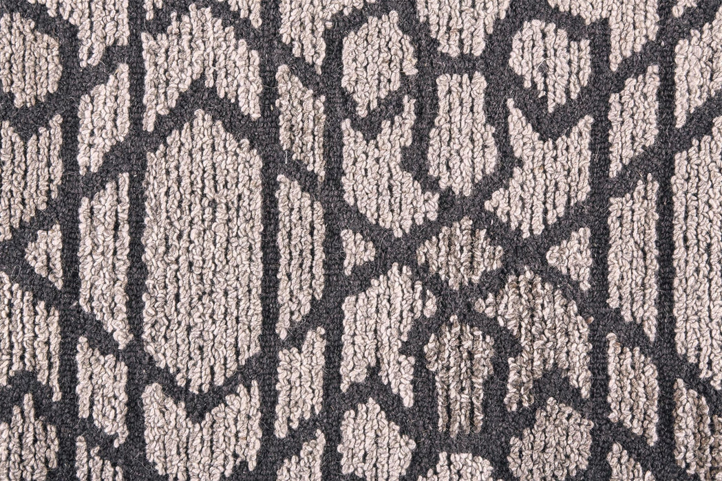 Feizy Asher 8766F Rug in Gray/Charcoal