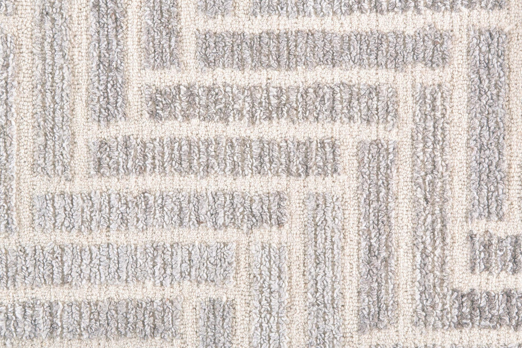 Feizy Asher 8768F Rug in Taupe/Natural