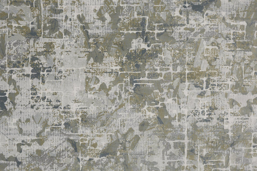 Feizy Atwell 3146F Rug in Green / Gray