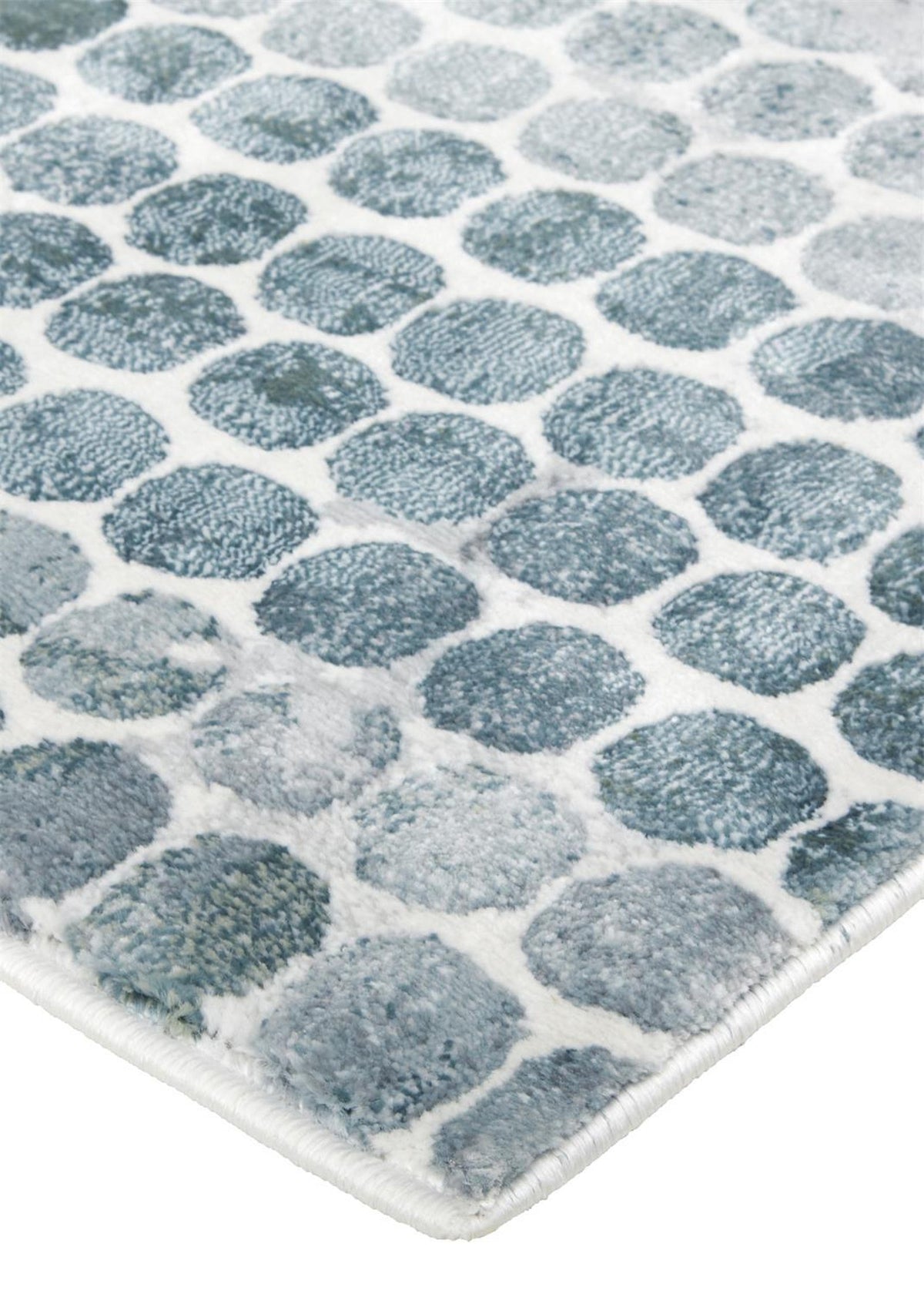 Feizy Atwell 3171F Rug in Teal / Teal