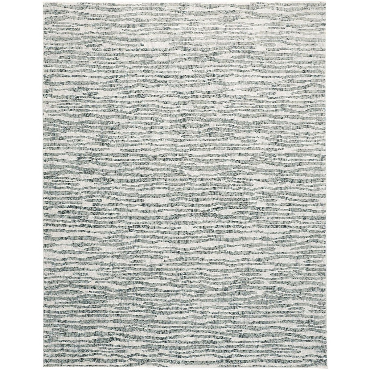 Feizy Atwell 3218F Rug in Green / Gray