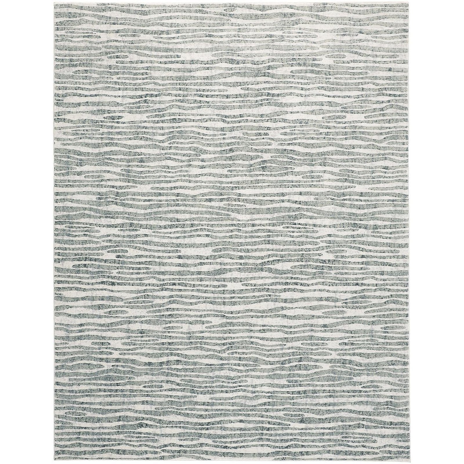 Feizy Atwell 3218F Rug in Green / Gray