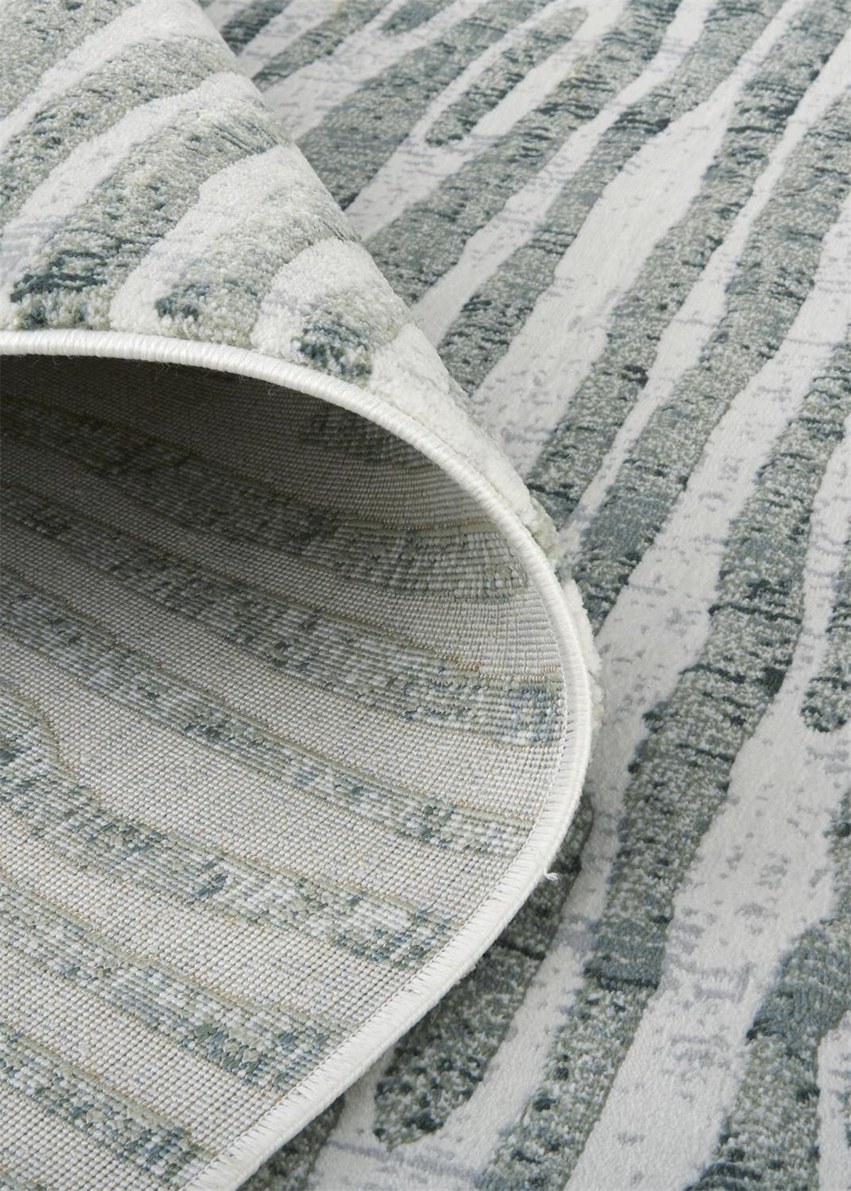 Feizy Atwell 3218F Rug in Green / Gray