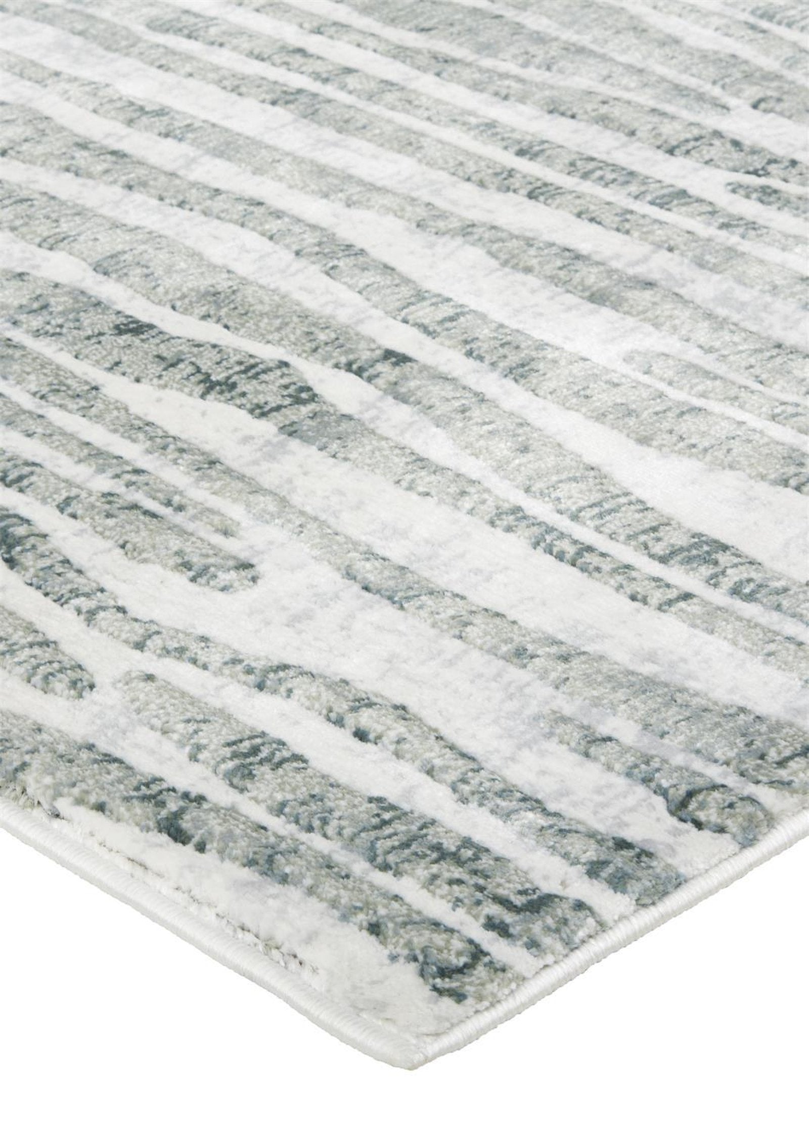 Feizy Atwell 3218F Rug in Green / Gray