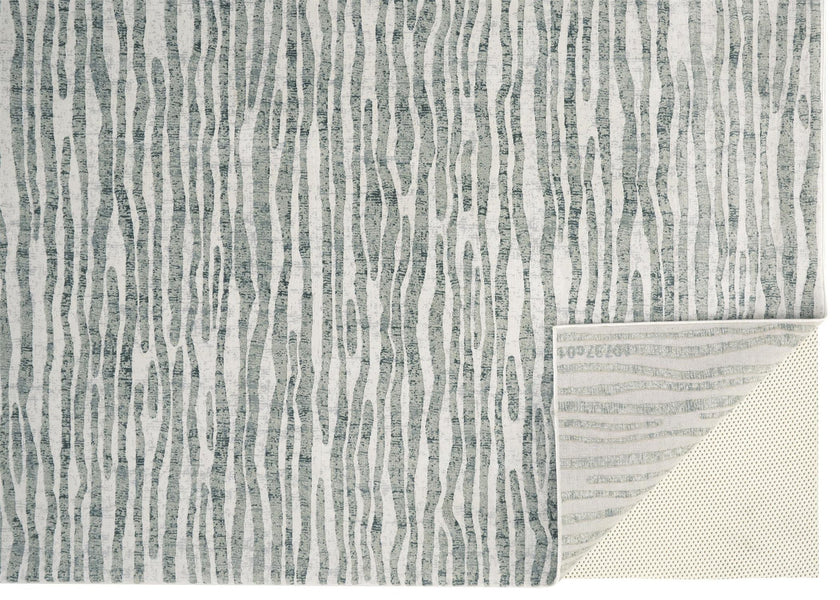 Feizy Atwell 3218F Rug in Green / Gray