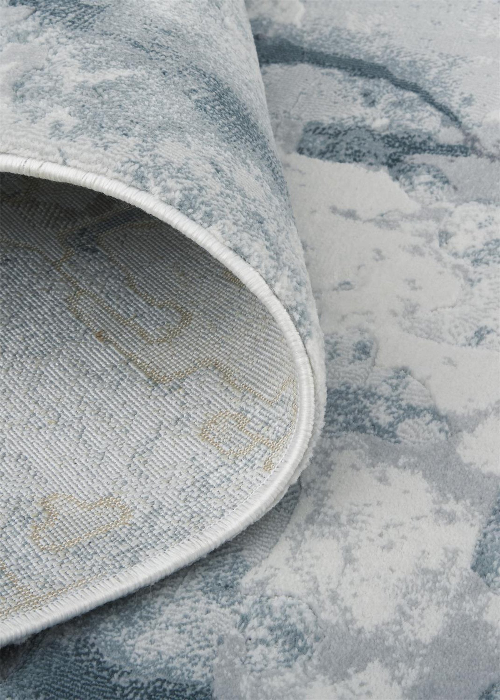 Feizy Atwell 3282F Rug in Teal / Gray