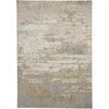 Feizy Aura 3567F Rug in Beige / Gold