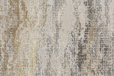 Feizy Aura 3735F Rug in Beige / Gold