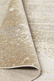 Feizy Aura 3739F Rug in Ivory / Gold