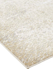 Feizy Aura 3739F Rug in Ivory / Gold