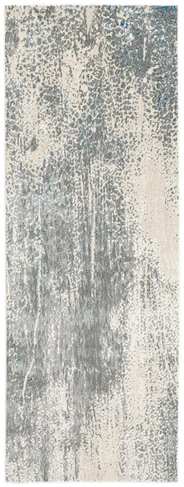 Feizy Azure 3401F Rug in Ivory / Silver