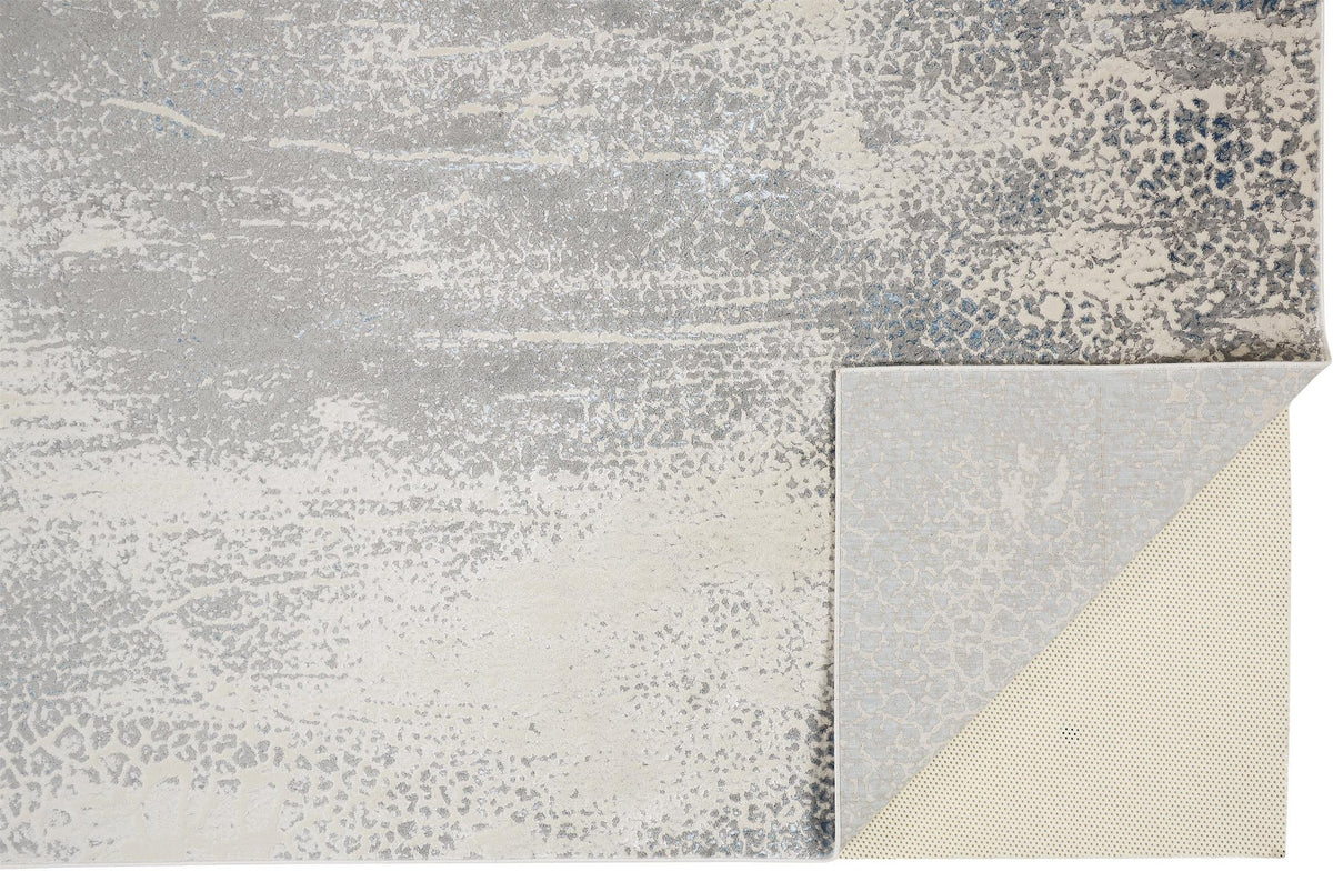 Feizy Azure 3401F Rug in Ivory / Silver