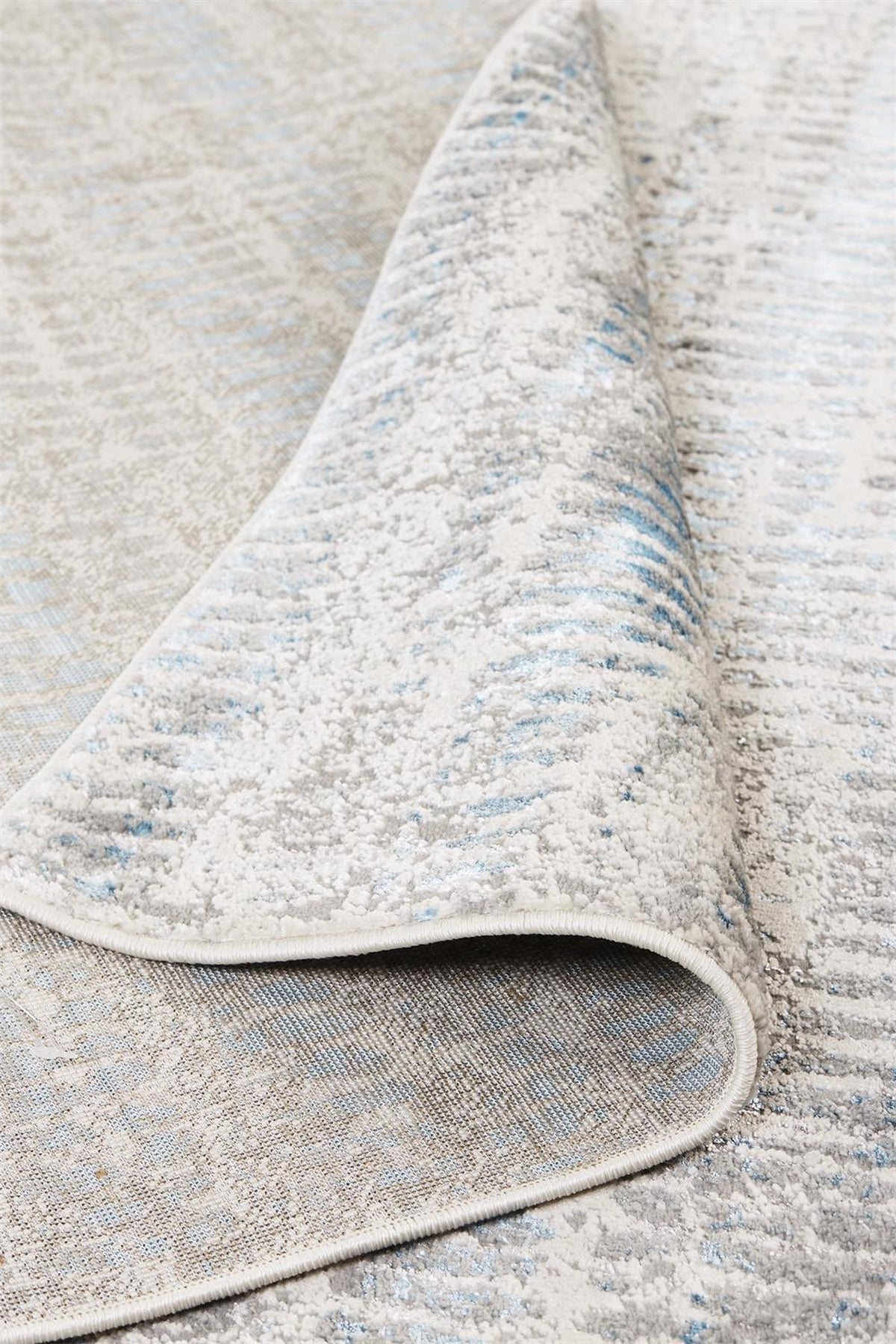 Feizy Azure 3402F Rug in Ivory / Silver