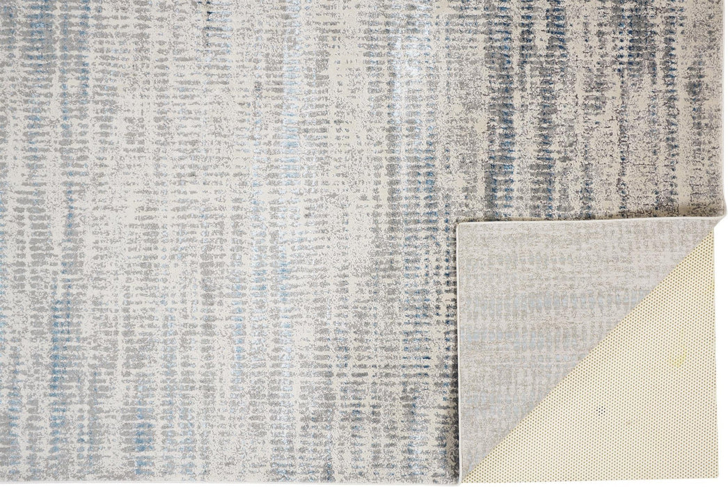 Feizy Azure 3402F Rug in Ivory / Silver