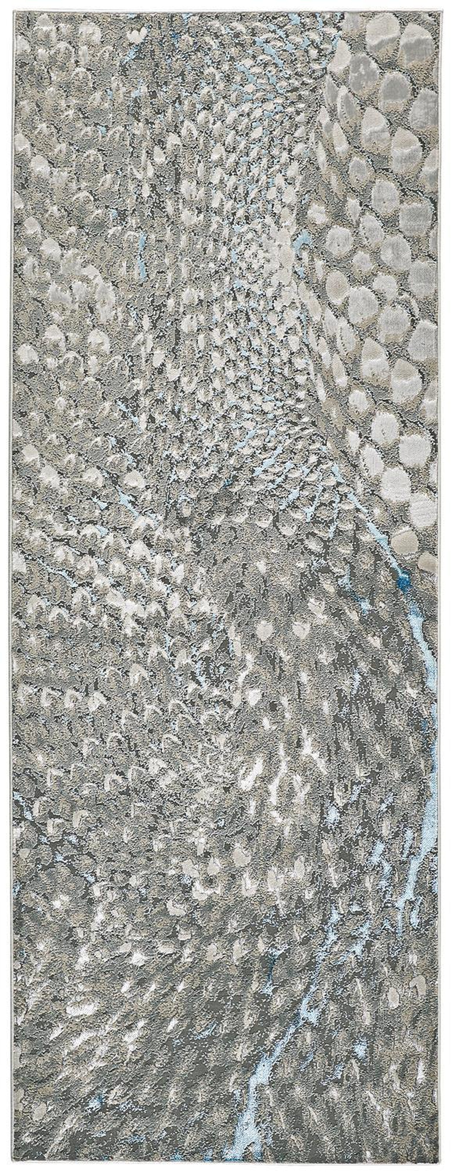 Feizy Azure 3403F Rug in Ivory / Silver