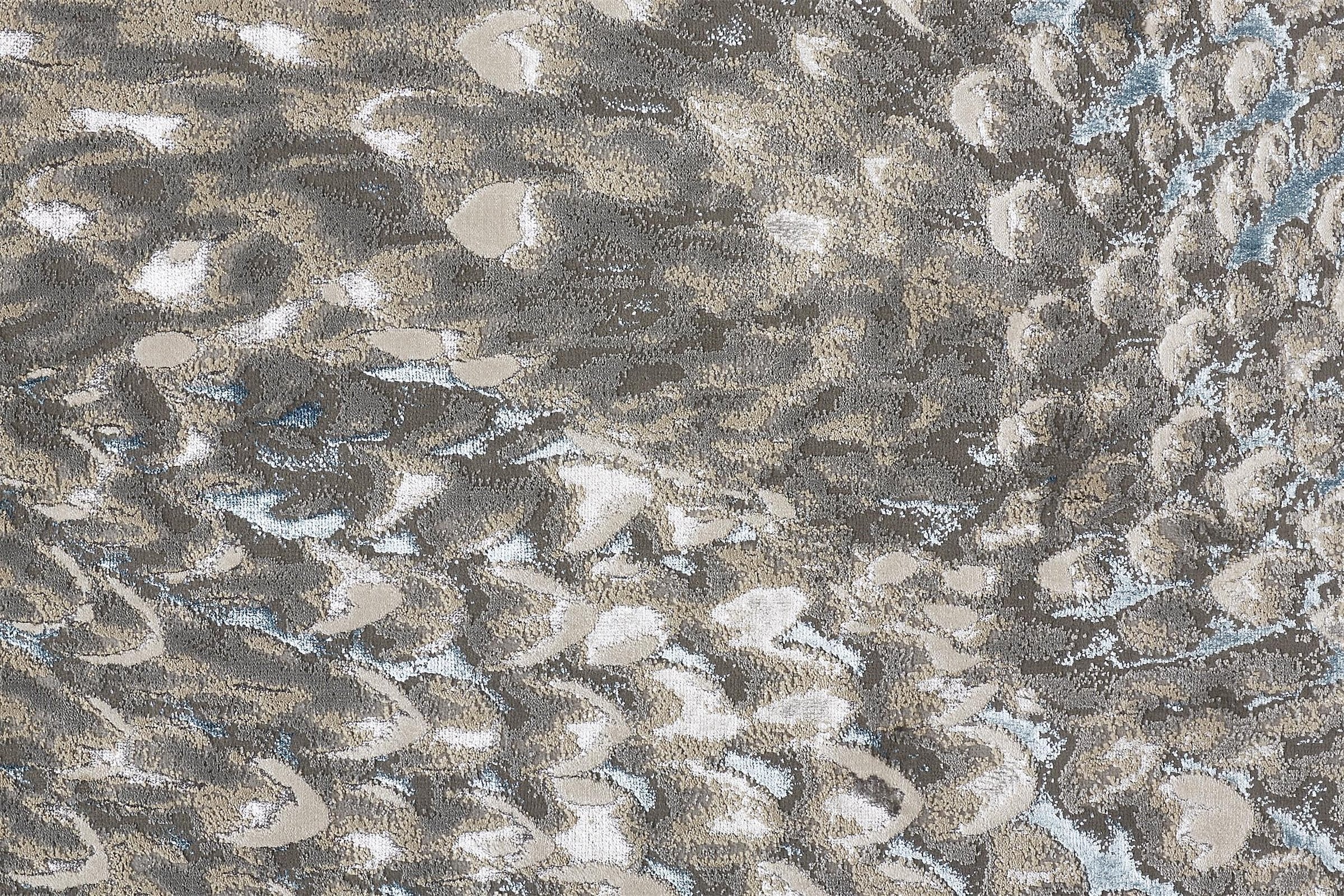 Feizy Azure 3403F Rug in Ivory / Silver